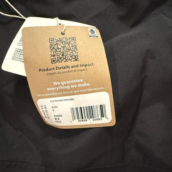 Patagonia Women's Gray Ski & Snow Bib - Picture 4 of 5